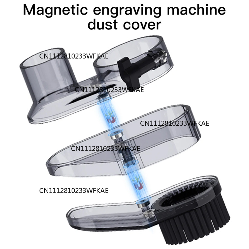 Dust Shoe Cnc - Cache-poussière CNC 45mm 52mm, brosse de