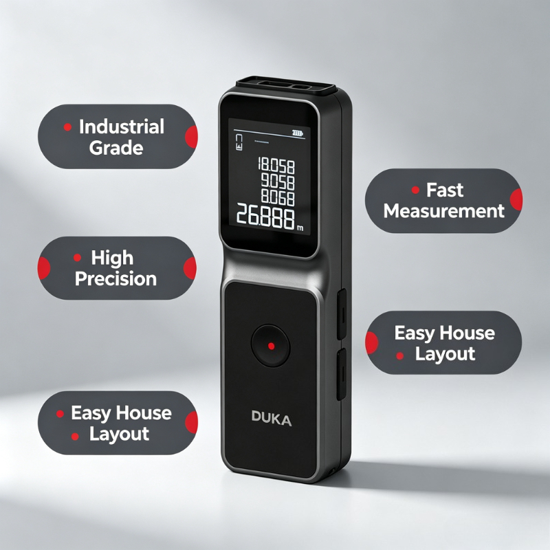 Télémètre laser DUKA LSA, disp - Industrial Laser Measuring Device avis et prix